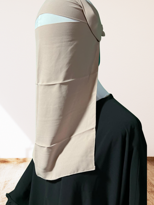 Pull Down Niqab With Flap
